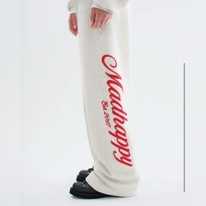 Madhappy Embroidered Signature Fleece Straight Sweatpant